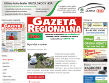 Tablet Screenshot of gazetaregionalna.pl